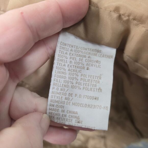 Vintage Mudd Jeans Leather Penny Lane Jacket Size XL - Picture 5 of 7